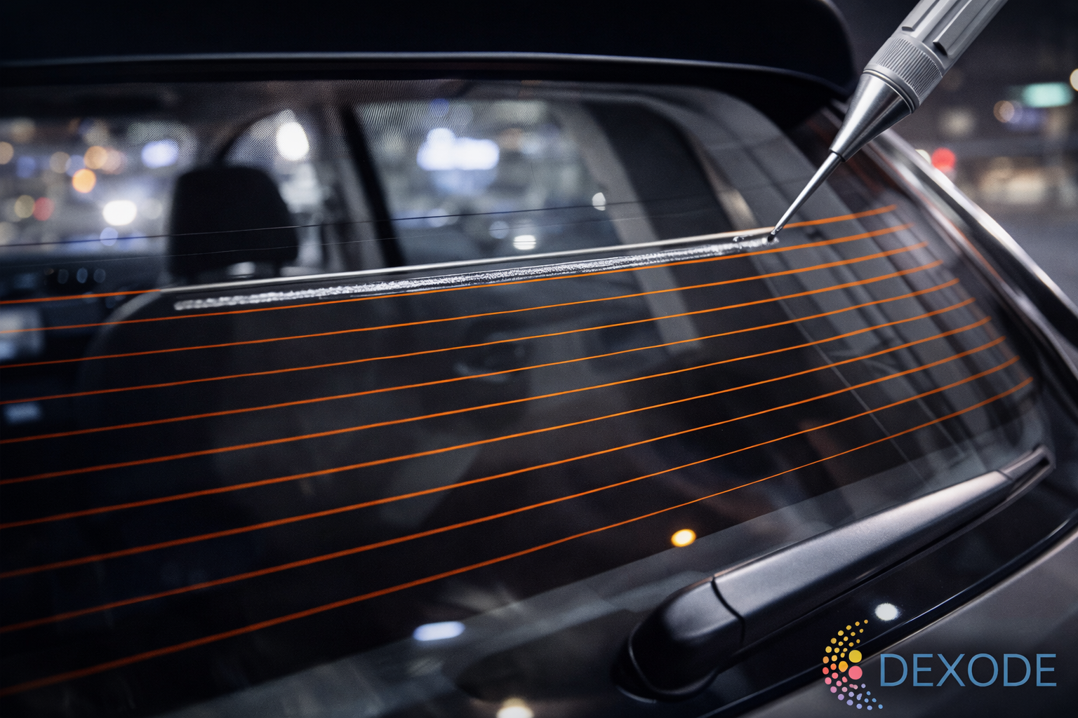 Automotive Silver Paste – Rear Glass Heating Element Application