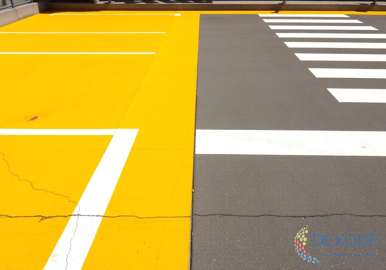 Dexode Akrilik Poliüretan Yol Çizgi Boyası